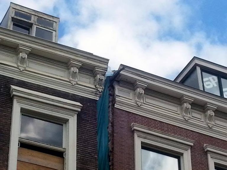 Scheefgezakt monumentaal pand weer rechtgezet